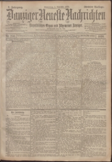 Danziger Neueste Nachrichten : unparteiisches Organ und allgemeiner Anzeiger 258/1898