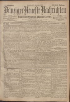 Danziger Neueste Nachrichten : unparteiisches Organ und allgemeiner Anzeiger 260/1898