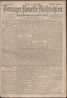 Danziger Neueste Nachrichten : unparteiisches Organ und allgemeiner Anzeiger 266/1898