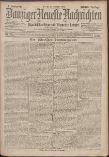 Danziger Neueste Nachrichten : unparteiisches Organ und allgemeiner Anzeiger 276/1898