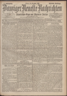 Danziger Neueste Nachrichten : unparteiisches Organ und allgemeiner Anzeiger278/1898