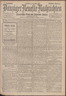 Danziger Neueste Nachrichten : unparteiisches Organ und allgemeiner Anzeiger281/1898