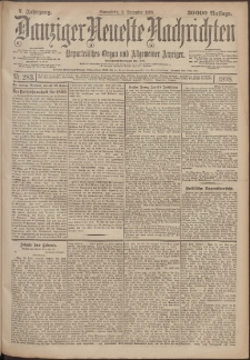 Danziger Neueste Nachrichten : unparteiisches Organ und allgemeiner Anzeiger283/1898