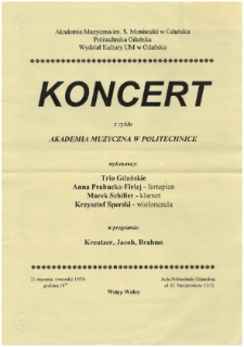 Koncert z cyklu Akademia Muzyczna w Politechnice