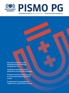 Pismo PG : Forum Społeczności Akademickiej, 2021, R. 28, Nr 4 (Październik-Listopad)