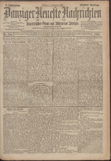 Danziger Neueste Nachrichten : unparteiisches Organ und allgemeiner Anzeiger 288/1898