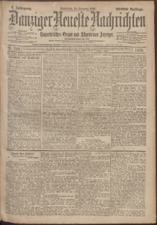 Danziger Neueste Nachrichten : unparteiisches Organ und allgemeiner Anzeiger 289/1898