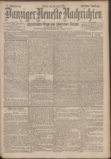 Danziger Neueste Nachrichten : unparteiisches Organ und allgemeiner Anzeiger294/1898