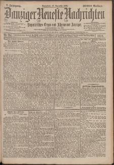 Danziger Neueste Nachrichten : unparteiisches Organ und allgemeiner Anzeiger295/1898