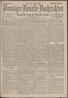 Danziger Neueste Nachrichten : unparteiisches Organ und allgemeiner Anzeiger 300/1898
