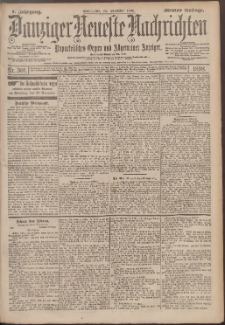 Danziger Neueste Nachrichten : unparteiisches Organ und allgemeiner Anzeiger 301/1898