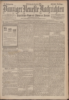 Danziger Neueste Nachrichten : unparteiisches Organ und allgemeiner Anzeiger 303/1898