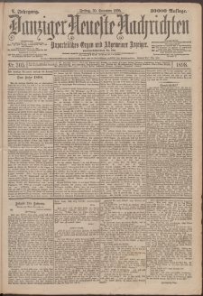 Danziger Neueste Nachrichten : unparteiisches Organ und allgemeiner Anzeiger 305/1898