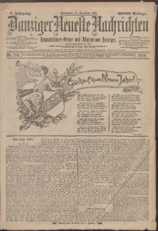 Danziger Neueste Nachrichten : unparteiisches Organ und allgemeiner Anzeiger 306/1898