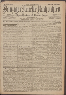 Danziger Neueste Nachrichten : unparteiisches Organ und allgemeiner Anzeiger 265/1899