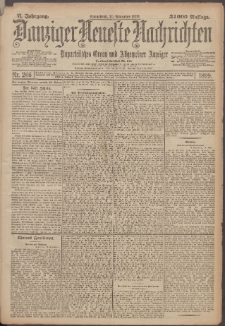 Danziger Neueste Nachrichten : unparteiisches Organ und allgemeiner Anzeiger 266/1899