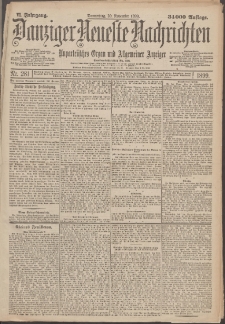 Danziger Neueste Nachrichten : unparteiisches Organ und allgemeiner Anzeiger 281/1899