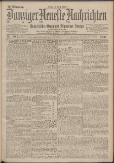 Danziger Neueste Nachrichten : unparteiisches Organ und allgemeiner Anzeiger 82/1900