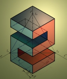 Geometria wykreślna. Zadania testowe