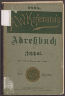 Adreßbuch für Zoppot 1898