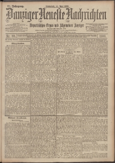 Danziger Neueste Nachrichten : unparteiisches Organ und allgemeiner Anzeiger