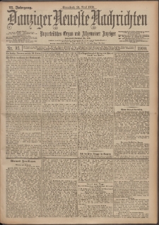 Danziger Neueste Nachrichten : unparteiisches Organ und allgemeiner Anzeiger 93/1900