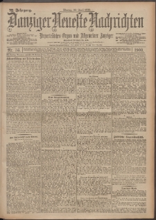 Danziger Neueste Nachrichten : unparteiisches Organ und allgemeiner Anzeiger 94/1900