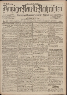 Danziger Neueste Nachrichten : unparteiisches Organ und allgemeiner Anzeiger 98/1900