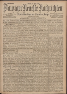 Danziger Neueste Nachrichten : unparteiisches Organ und allgemeiner Anzeiger 100/1900