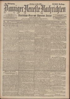 Danziger Neueste Nachrichten : unparteiisches Organ und allgemeiner Anzeiger 107/1900