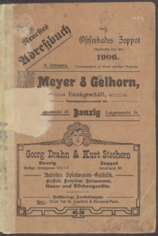 Adreßbuch für Zoppot 1906